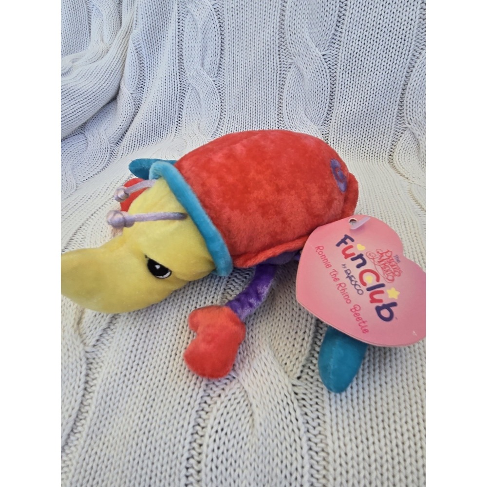 1999 Enesco Precious Moments Tender Tails Ronnie Rhino Beetle Plush Toy w/ Tag